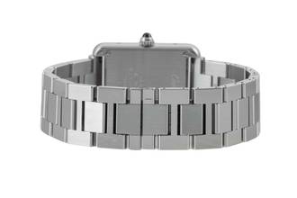 Thumbnail von Cartier Tank Solo Edelstahl Damenuhr Saphirglas Ref. W5200013 Box & Papiere 2020