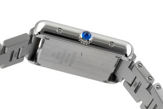 Thumbnail von Cartier Tank Solo Edelstahl Damenuhr Saphirglas Ref. W5200013 Box & Papiere 2020
