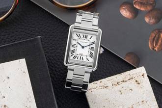 Thumbnail von Cartier Tank Solo Edelstahl Damenuhr Saphirglas Ref. W5200013 Box & Papiere 2020