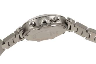 Thumbnail von Cartier Pasha Chronograph Automatik Edelstahl Herrenuhr Ref. W31039M7