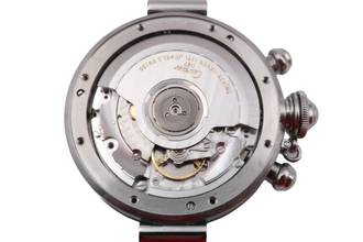 Thumbnail von Cartier Pasha Chronograph Automatik Edelstahl Herrenuhr Ref. W31039M7