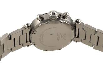 Thumbnail von Cartier Pasha Chronograph Automatik Edelstahl Herrenuhr Ref. W31039M7