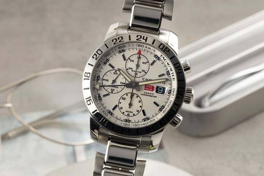  Chopard Mille Miglia Chronograph Stahl Automatik Herrenuhr 15/8992/3 B&P 2007 