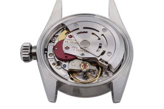 Thumbnail von Rolex Oyster Perpetual Edelstahl Automatik Damenuhr Ref. 67180 Papiere 1997