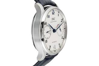 Thumbnail von IWC Portugieser Automatik 7 Days Edelstahl Automatik Herrenuhr Ref. IW500705 Papiere 2017