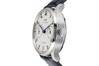 Thumbnail von IWC Portugieser Automatik 7 Days Edelstahl Automatik Herrenuhr Ref. IW500705 Papiere 2017