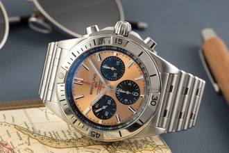 Thumbnail von Breitling Chronomat 42 B01 42 Stahl Automatik Ref. AB0134101K1A1 B&P 2020