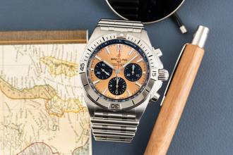 Thumbnail von Breitling Chronomat 42 B01 42 Stahl Automatik Ref. AB0134101K1A1 B&P 2020