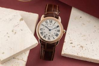 Thumbnail von Cartier Ronde Solo de Cartier Roségold / Stahl Ref. W6701007 Papiere 2018