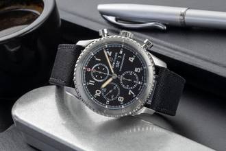 Thumbnail von Breitling Aviator 8 Chronograph Stahl Automatik Herrenuhr Ref. A13316 Papiere