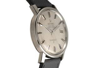 Thumbnail von Omega Constellation Stahl Automatik Herrenuhr Linen Dial Ref. 168.018 Vintage