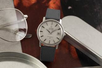 Thumbnail von Omega Constellation Stahl Automatik Herrenuhr Linen Dial Ref. 168.018 Vintage