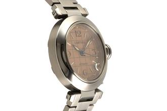 Thumbnail von Cartier Pasha C Edelstahl Automatik Herrenuhr Ref. W31024M7 Klassiker