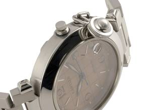 Thumbnail von Cartier Pasha C Edelstahl Automatik Herrenuhr Ref. W31024M7 Klassiker