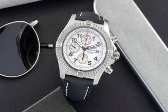 Thumbnail von Breitling Super Avenger Chronograph Edelstahl Automatik Ref. A13370 B&P 2019