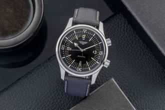 Thumbnail von Longines Legend Diver Stahl Automatik Herrenuhr Ref. L3.674.4.56.3 B&P 2010