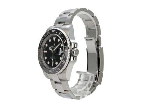 Rolex GMT-Master II Edelstahl Ref. 126710GRNR 