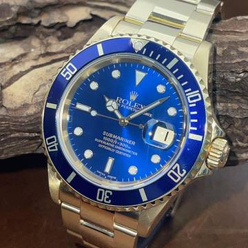  Rolex Submariner Date Submariner Date - 750 Gelbgold - FULLSET 2004 - Ref. 16618 