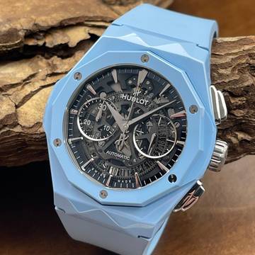  Hublot Classic Fusion Aerofusion Classic Fusion Aerofusion 45mm Ltd. Chrono Orlinski Sky Blue Ceramic - FULLSET 