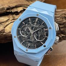  Hublot Classic Fusion Aerofusion Classic Fusion Aerofusion 45mm Ltd. Chrono Orlinski Sky Blue Ceramic - FULLSET 