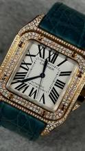Thumbnail von Cartier Santos 100 Top Condition Factory diamonds Rose gold