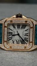 Thumbnail von Cartier Santos 100 Top Condition Factory diamonds Rose gold
