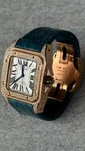 Thumbnail von Cartier Santos 100 Top Condition Factory diamonds Rose gold