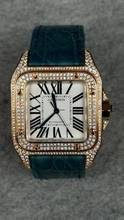 Thumbnail von Cartier Santos 100 Top Condition Factory diamonds Rose gold