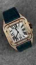 Thumbnail von Cartier Santos 100 Top Condition Factory diamonds Rose gold