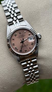  Rolex Lady-Datejust Top condition box + papers rose salmon dial 