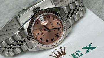 Thumbnail von Rolex Lady-Datejust Top condition box + papers rose salmon dial
