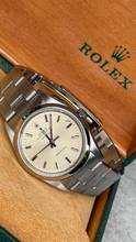 Thumbnail von Rolex Air King Cream-Silver dial - Top Fullset LC100 - German papers