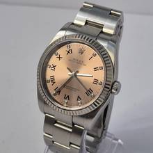 Thumbnail von Rolex Oyster Perpetual 36 36mm Ouro Branco & Aço & Diamantes Automático Completo