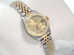 Thumbnail von Rolex Lady-Datejust Edelstahl Gelbgold 750 Diamanten Automatik Stainless Steel 18kt Yellow Gold Stahl Jubilé-band Chronometer Oyster