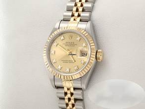 Thumbnail von Rolex Lady-Datejust Edelstahl Gelbgold 750 Diamanten Automatik Stainless Steel 18kt Yellow Gold Stahl Jubilé-band Chronometer Oyster