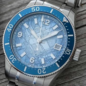  Montblanc Iced Sea Automatic Date 0 Oxygen NEW FULL SET 