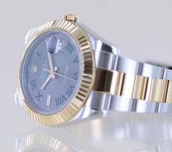 Thumbnail von Rolex Datejust II Stahl / Gold Oyster Wimbledon roman Dial 41mm 116333 B+P
