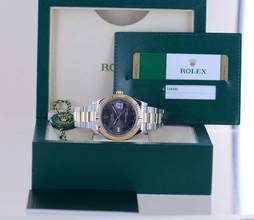 Thumbnail von Rolex Datejust II Stahl / Gold Oyster Wimbledon roman Dial 41mm 116333 B+P