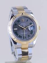 Thumbnail von Rolex Datejust II Stahl / Gold Oyster Wimbledon roman Dial 41mm 116333 B+P