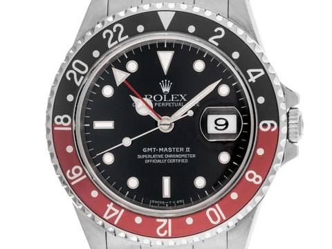  Rolex GMT-Master II Pepsi Ref.16710 1996 Full Set sehr gut Vintage GMT Master II Pepsi 