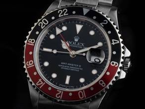 Thumbnail von Rolex GMT-Master II Pepsi Ref.16710 1996 Full Set sehr gut Vintage GMT Master II Pepsi