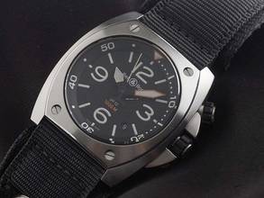 Thumbnail von Bell & Ross BR02 Ref.BR02-Steel Bj.2009 Full Set sehr gut Vintage BR02