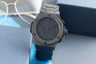 Thumbnail von Hublot Big Bang 44 mm Chronograph Keramik/Titan Automatik Ref. 301.CI.1110.CI B&P 2010