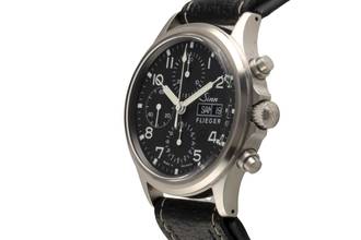 Thumbnail von Sinn 358 Chronograph Stahl Automatik Herrenuhr Ref. 358 Box & Papiere 2015