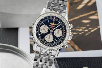 Thumbnail von Breitling Navitimer 01 Chronograph Stahl Automatik Ref AB012012/BB01 Papers 2017