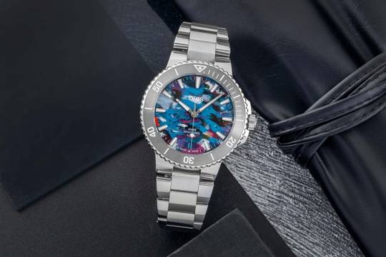  Oris Aquis Date Upcycle Stahl Automatik Ref. 01 400 7790 4150-07 8 23 02PEB B&P 