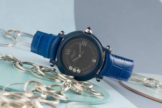 Thumbnail von Chopard Happy Sport Be Happy Kunststoff Quarz Damenuhr Ref. 27/7779 Limited