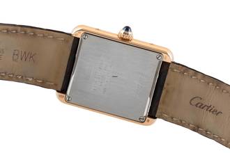 Thumbnail von Cartier Tank Solo 18k (0,750) Rotgold / Stahl Quarz Ref. W5200024 B&P 2017