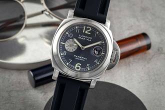 Panerai Luminor Marina Automatic stainless steel automatic men's watch Ref. PAM00086 B&P 2002
