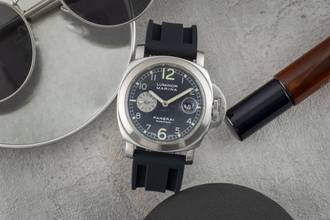 Thumbnail von Panerai Luminor Marina Automatic stainless steel automatic men's watch Ref. PAM00086 B&P 2002